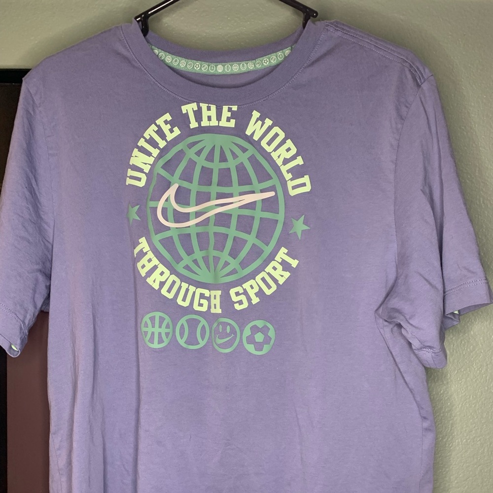 Nike Unite the World Through Sport Shirt Sz: L